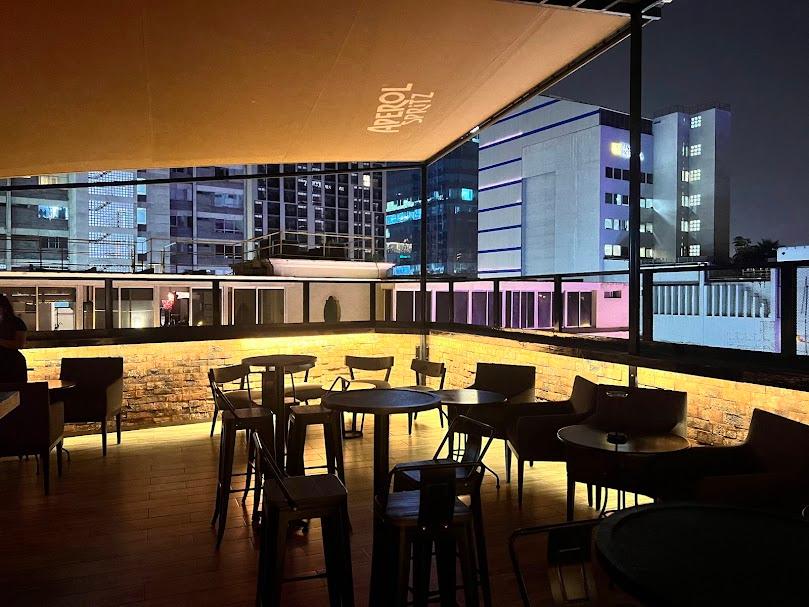 Rooftop techado en el centro de Miraflores 