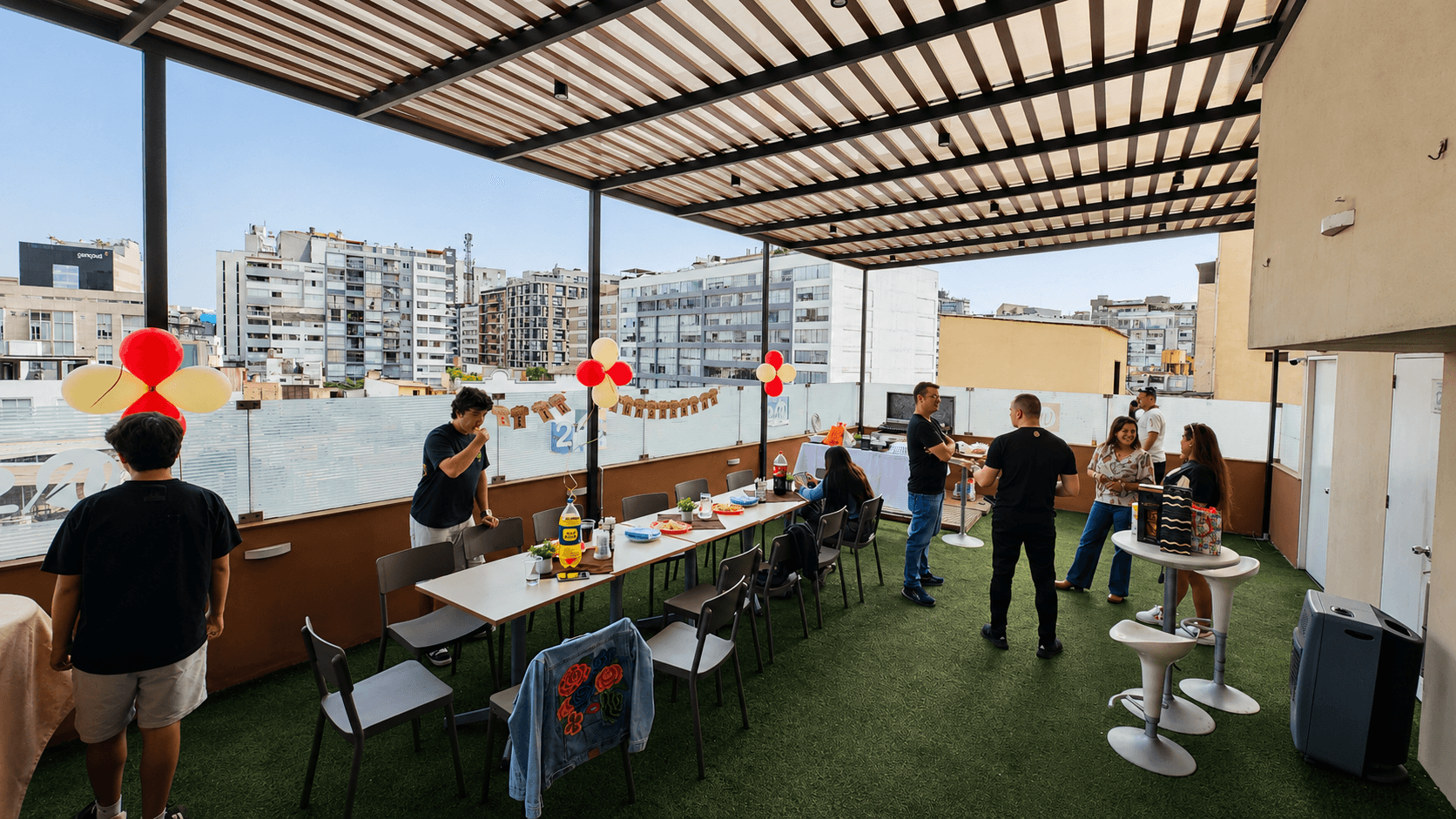 Terraza panorámica para experiencias únicas en Miraflores